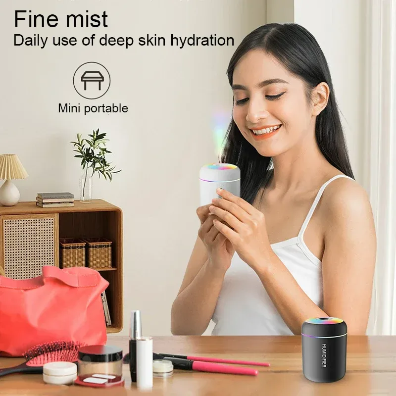 180ML Mini Air Humidifier USB Aroma Diffuser Essential Oil Purifier β photo 3