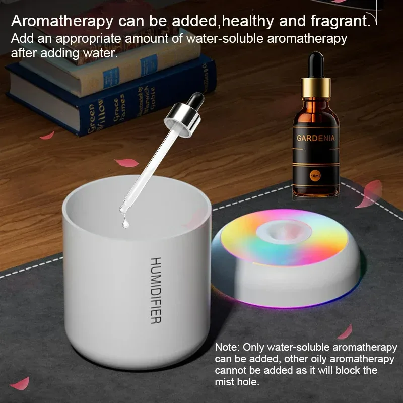 180ML Mini Air Humidifier USB Aroma Diffuser Essential Oil Purifier — photo 5