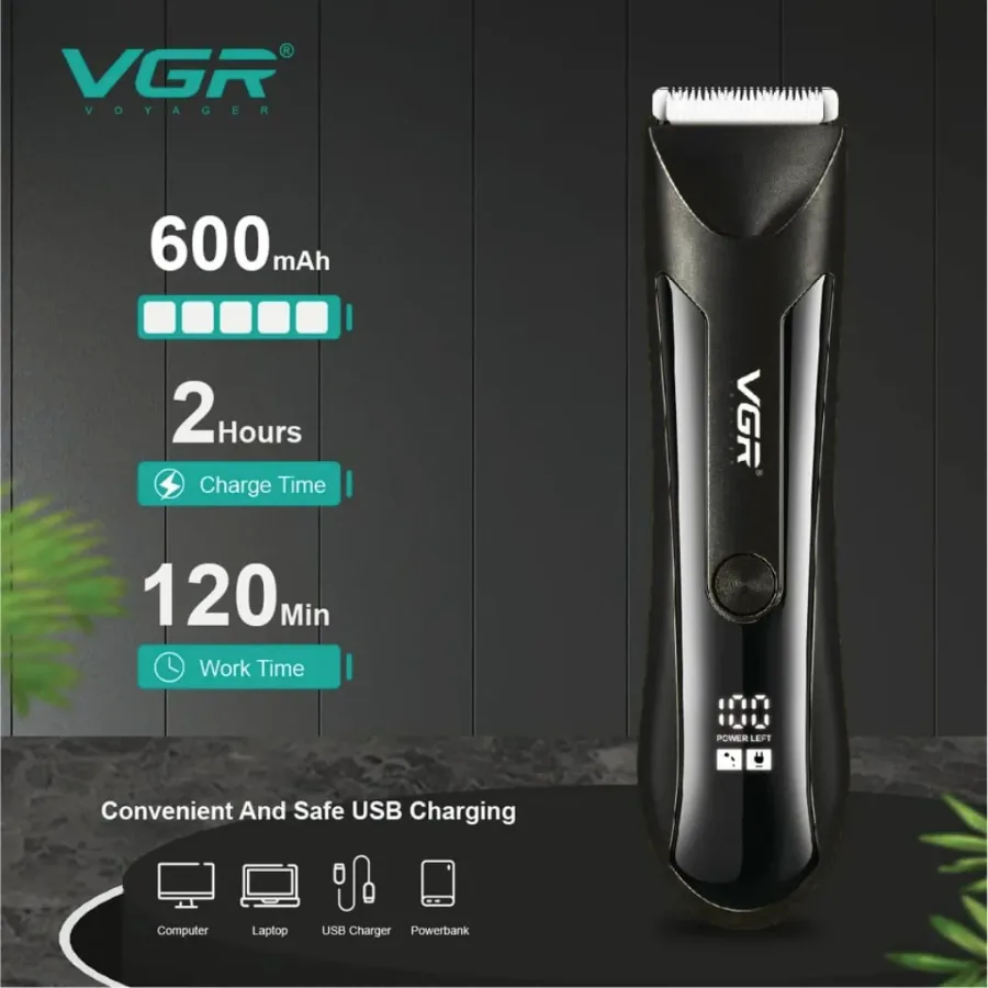 VGR V951 Rechargeable Portable Head & Body Shaver β photo 3