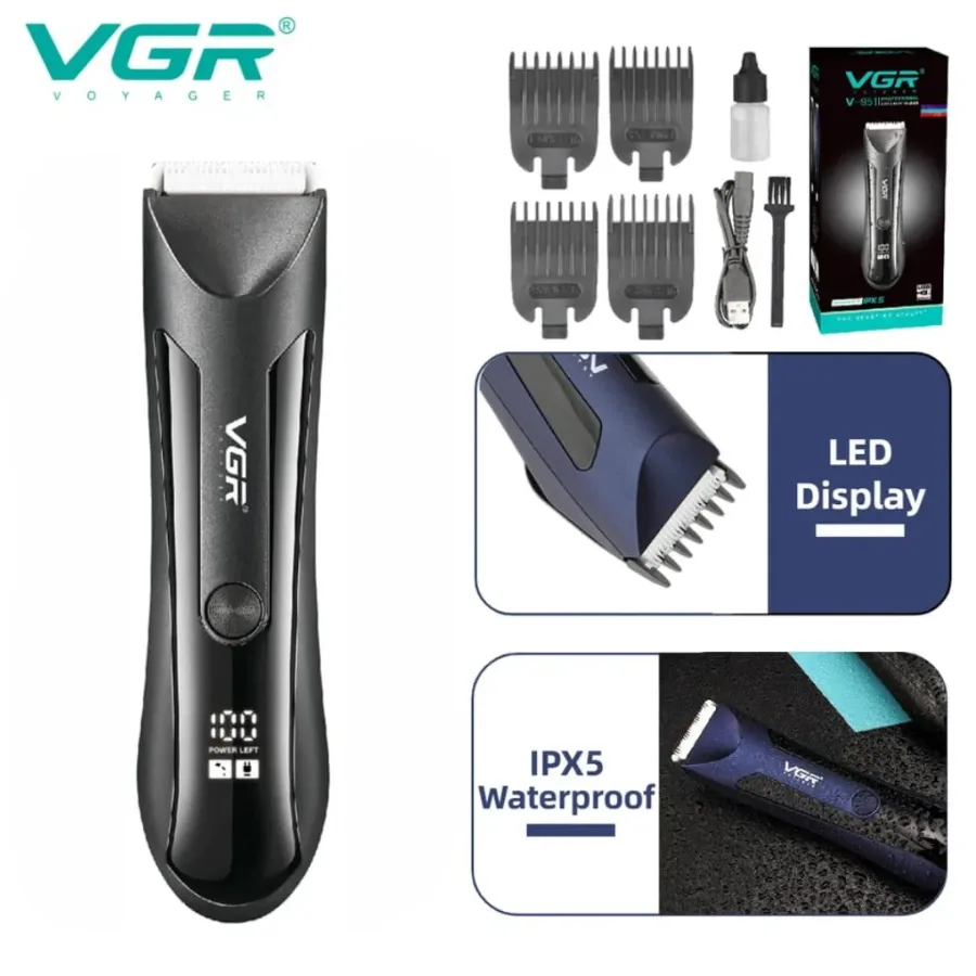VGR V951 Rechargeable Portable Head & Body Shaver