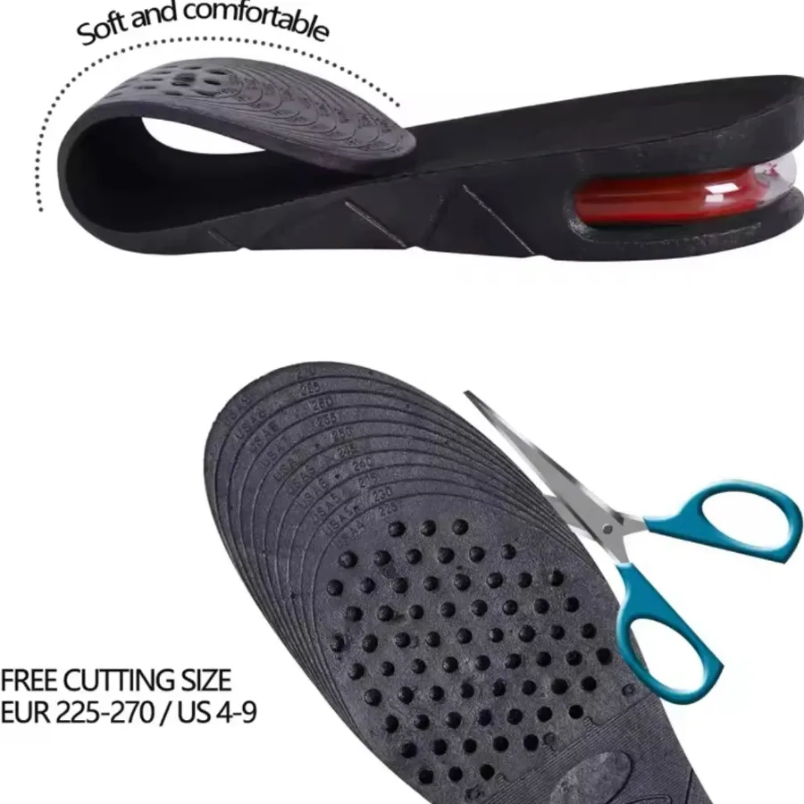 Foot Height Increase Insole With Air Cushion Adjustable Shoe β photo 4