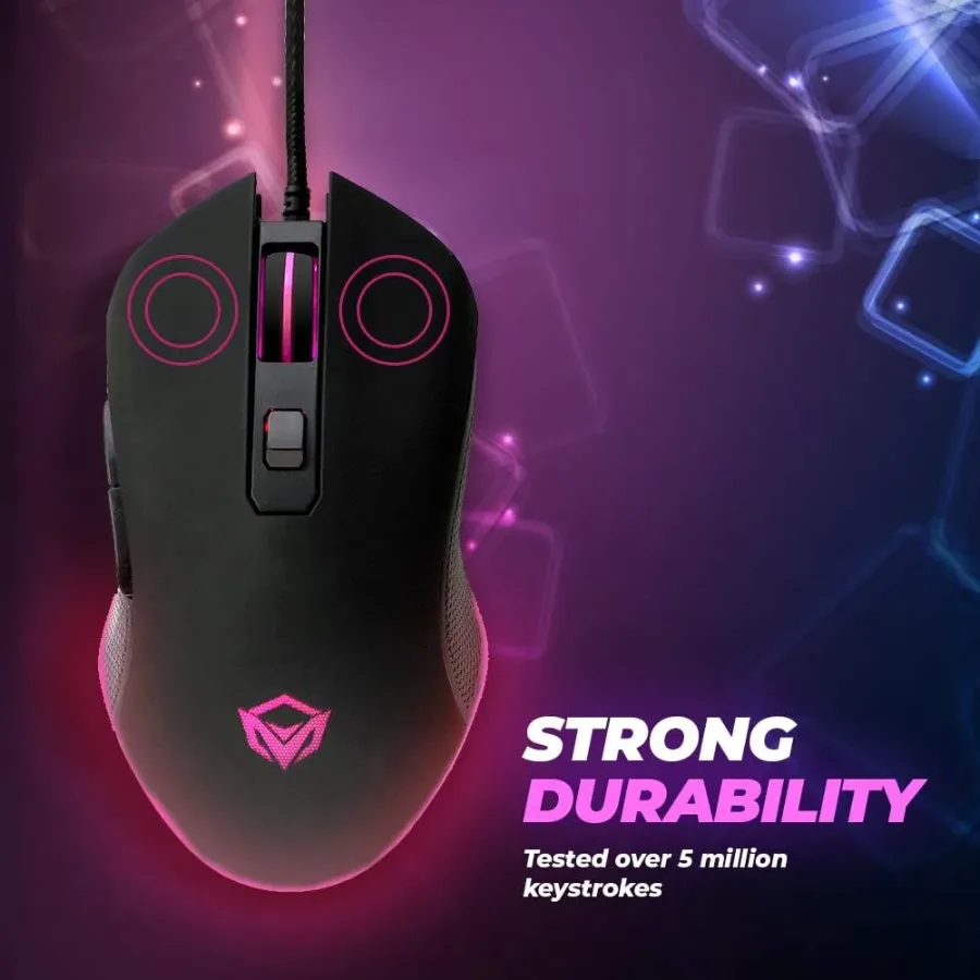 Backlit Gaming Keyboard and Mouse Combo Meetion C510 USB β photo 2