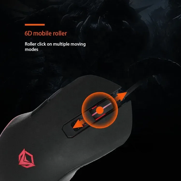 Backlit Gaming Keyboard and Mouse Combo Meetion C510 USB — photo 6