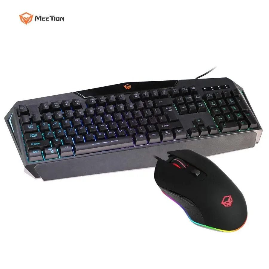 Backlit Gaming Keyboard and Mouse Combo Meetion C510 USB — photo 10