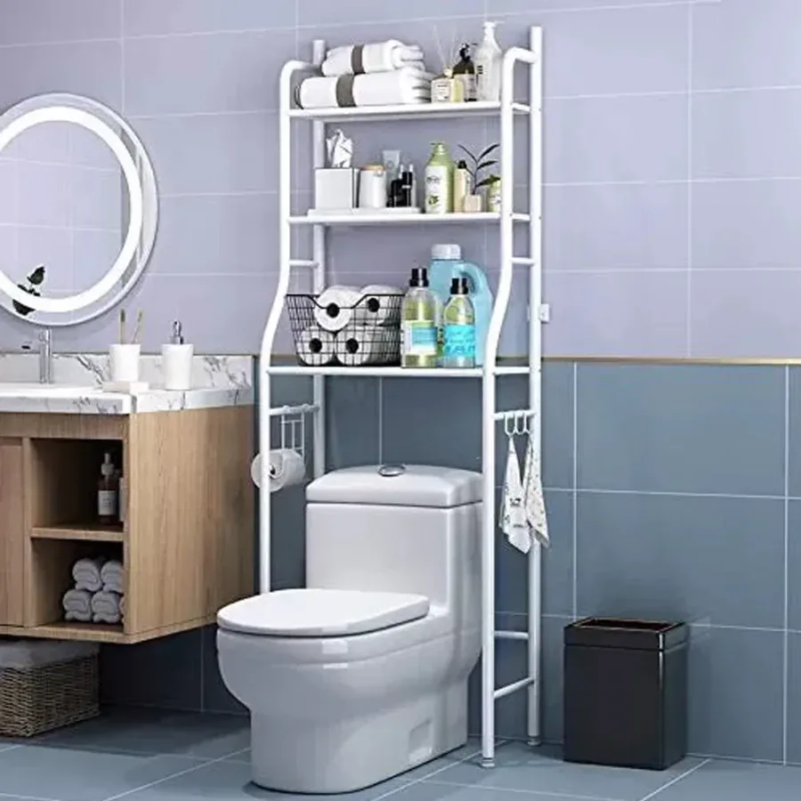 Bathroom Toilet Rack 3 Layers Bathroom Organizer Over The Toilet Rack β photo 2