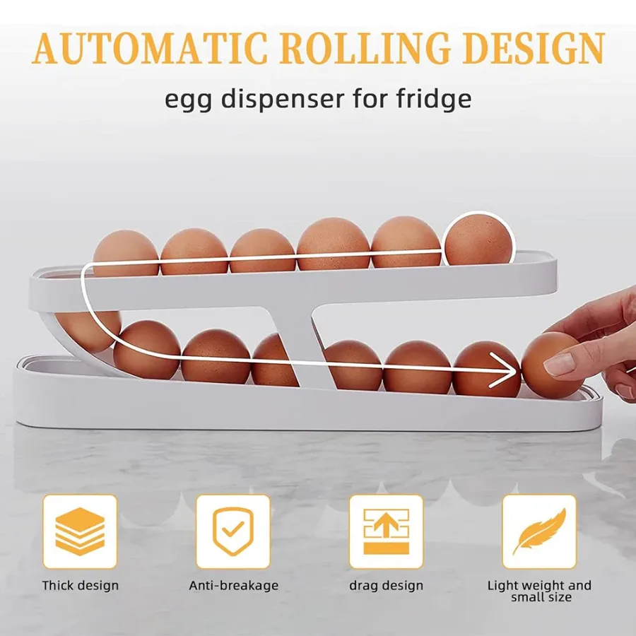 Egg Dispenser Organizer For Refrigerator — photo 3