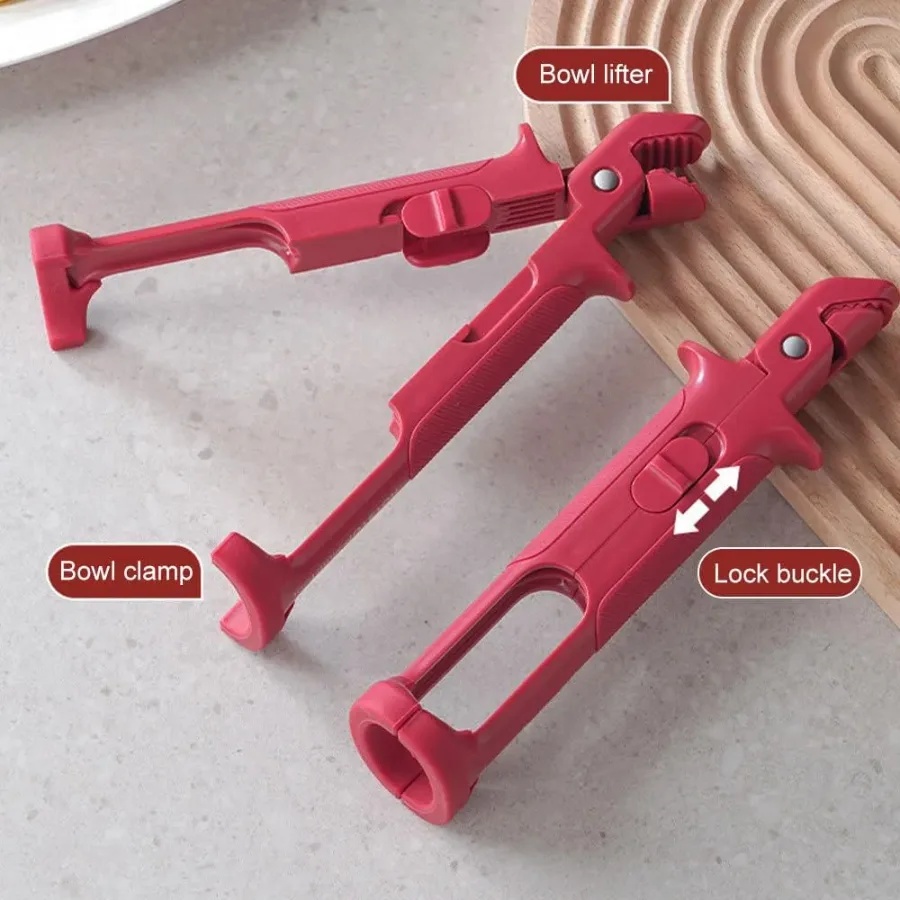 Anti-Scald Bowl Clip, Double-head Hot Dish Plate Gripper — photo 4