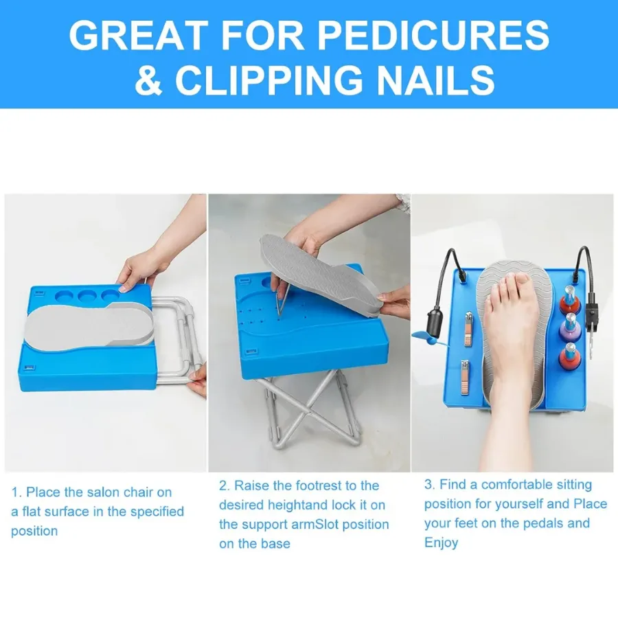 Pedi Salon Deluxe Pedicure Table | Step Pedicure Stool — photo 5