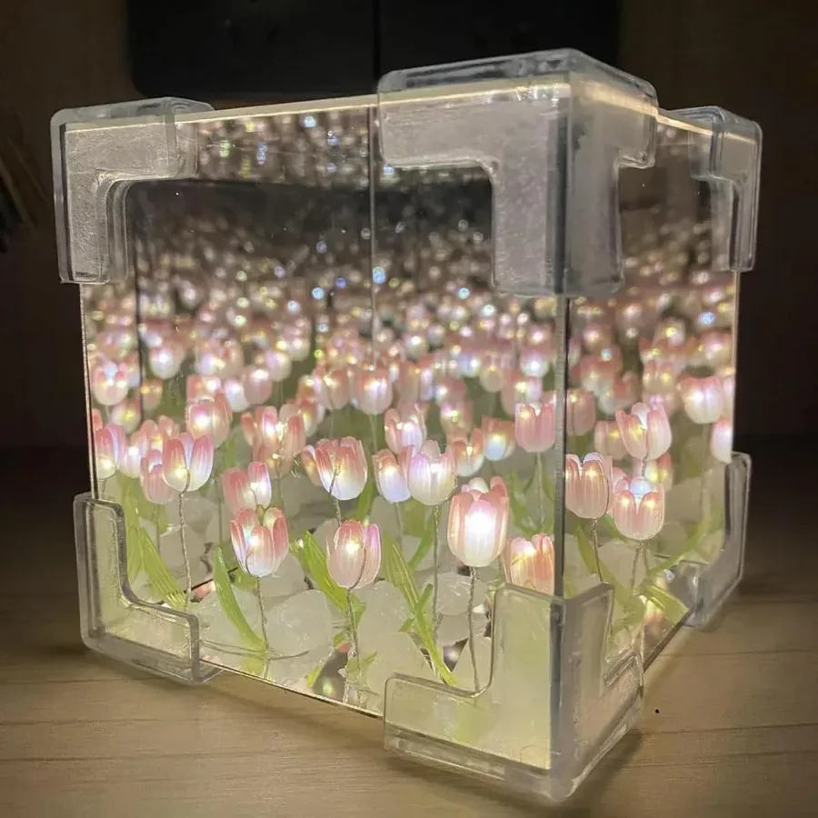 Tulip Mirror Night Light DIY β photo 3