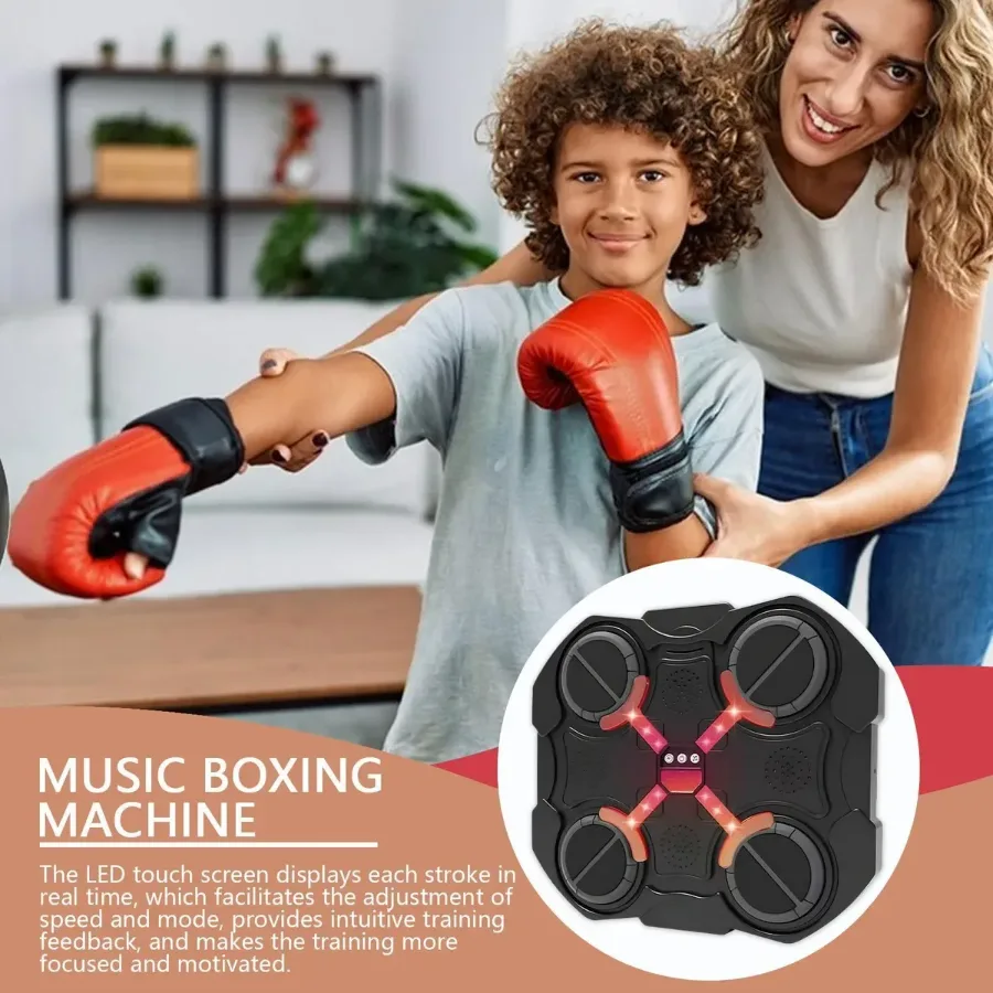 4 Target Music Boxing Machine Led Touch Screen Wireless Boxing Target — photo 3