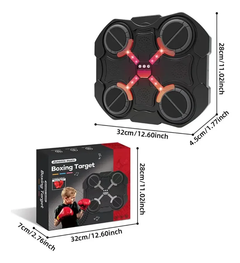 4 Target Music Boxing Machine Led Touch Screen Wireless Boxing Target β photo 5