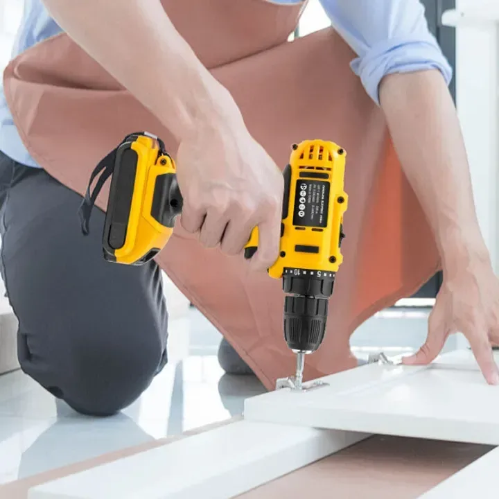 24V DUNLANDI Cordless Drill Machine Kit With 2 Battery — photo 4