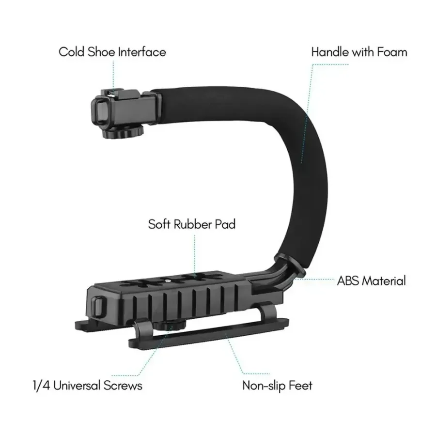 U Shaped Video Handheld Stabilizer PLOKAMA PK 777 — photo 6