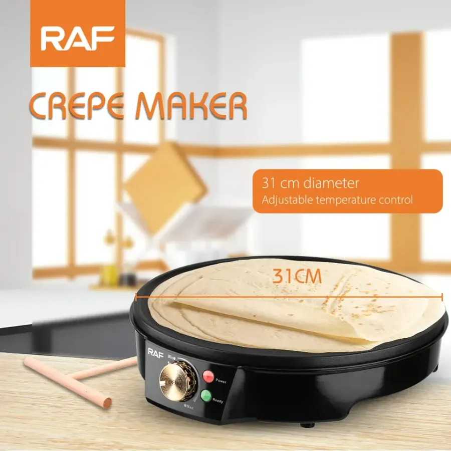 1200W Mini Aluminum Crepe Maker Pan Commercial Pancake Pan Cake Electric Crepe Maker — photo 2