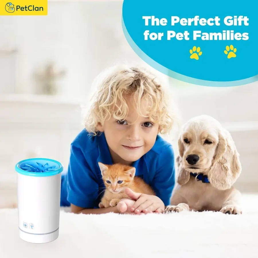Dog Pet Foot Cleaner Rechargeable Soft Brushes for Small & Medium Dogs β photo 6