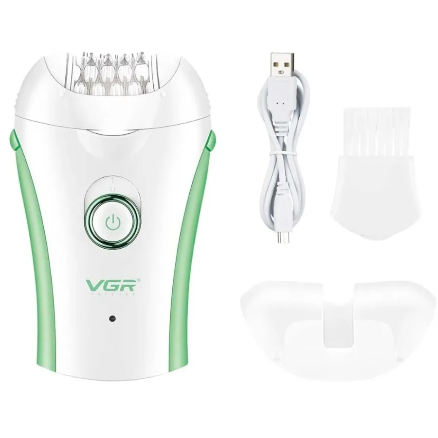 VGR Compact Professional Cordless Women Epilator for different body areas for gentle hair removal — photo 5