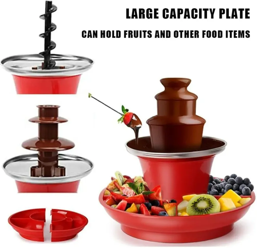 Chocolate Fountain Machine, Mini Fondue Set β photo 4