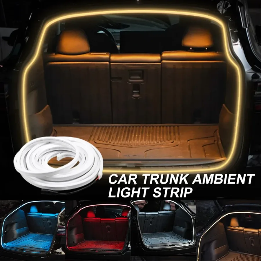12V LED Trunk Light Warm White LED Strip 2M Waterproof Flexible Light β photo 2
