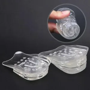 Silicone Adjustable Invisible Heightening Insole with Shock Absorption Height Increase — photo 3