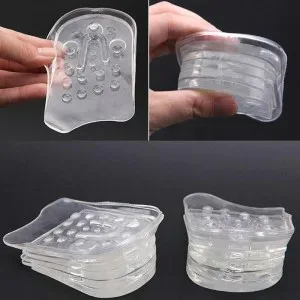 Silicone Adjustable Invisible Heightening Insole with Shock Absorption Height Increase — photo 4