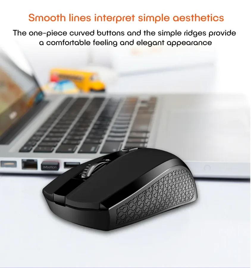 Meetion 2.4G Wireless Mouse Laptop Optical Mouse β photo 6