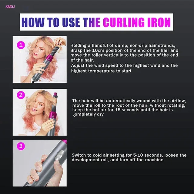 5 In 1 Hot Air Styler Hair Straightener β photo 5