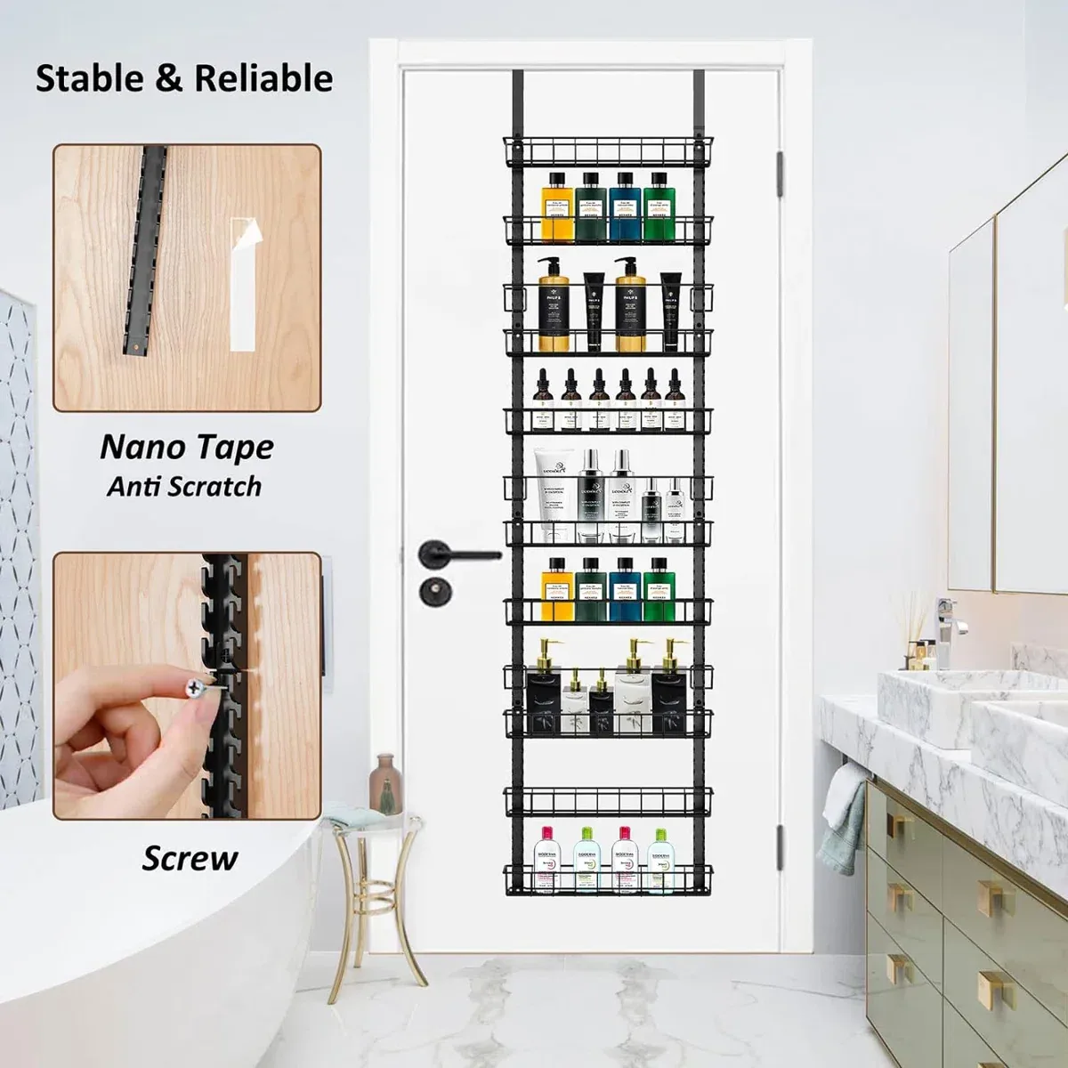 Over Door Storage Rack Organiser — photo 2