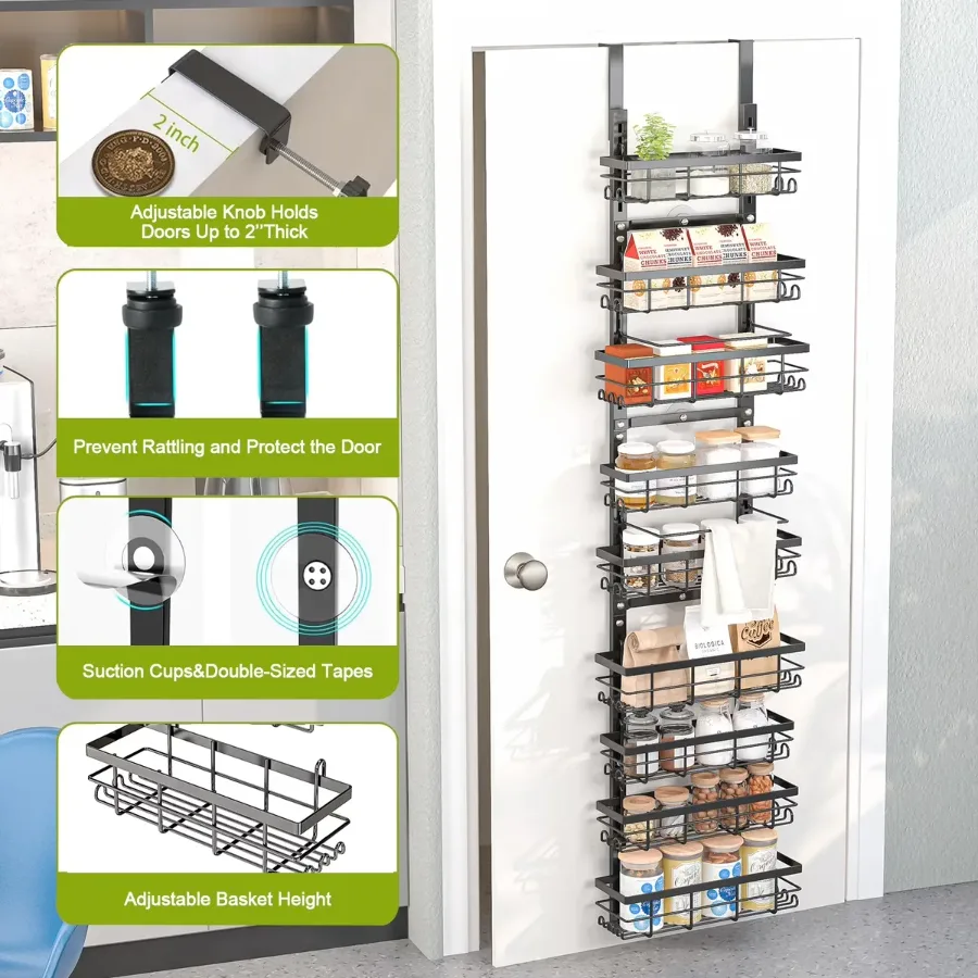 Over Door Storage Rack Organiser — photo 4