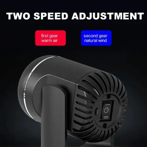 130W 12V Car Heater Fast Heating Windshield Defroster Demister Electric Fan Heater for Cars SUV Truck & Trailer - Black — photo 4