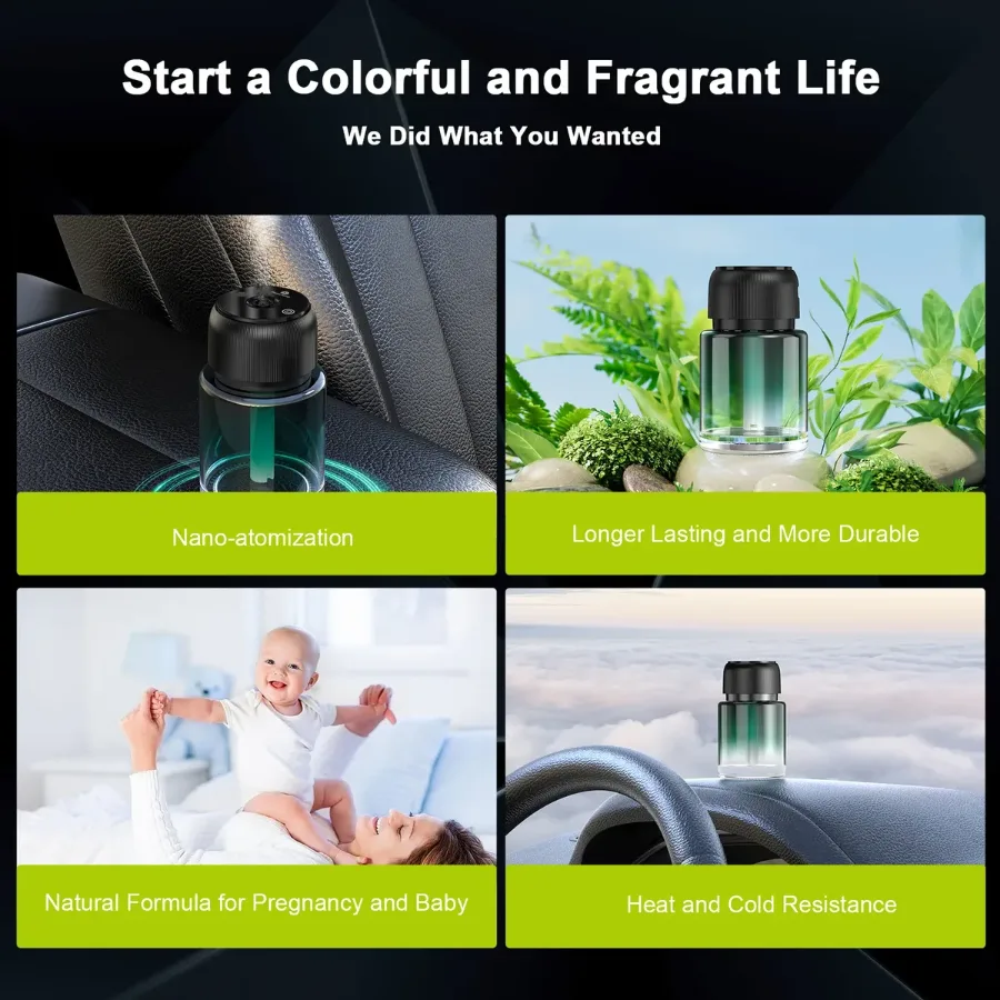 Car Humidifier Fragrance With Laser Light β photo 7