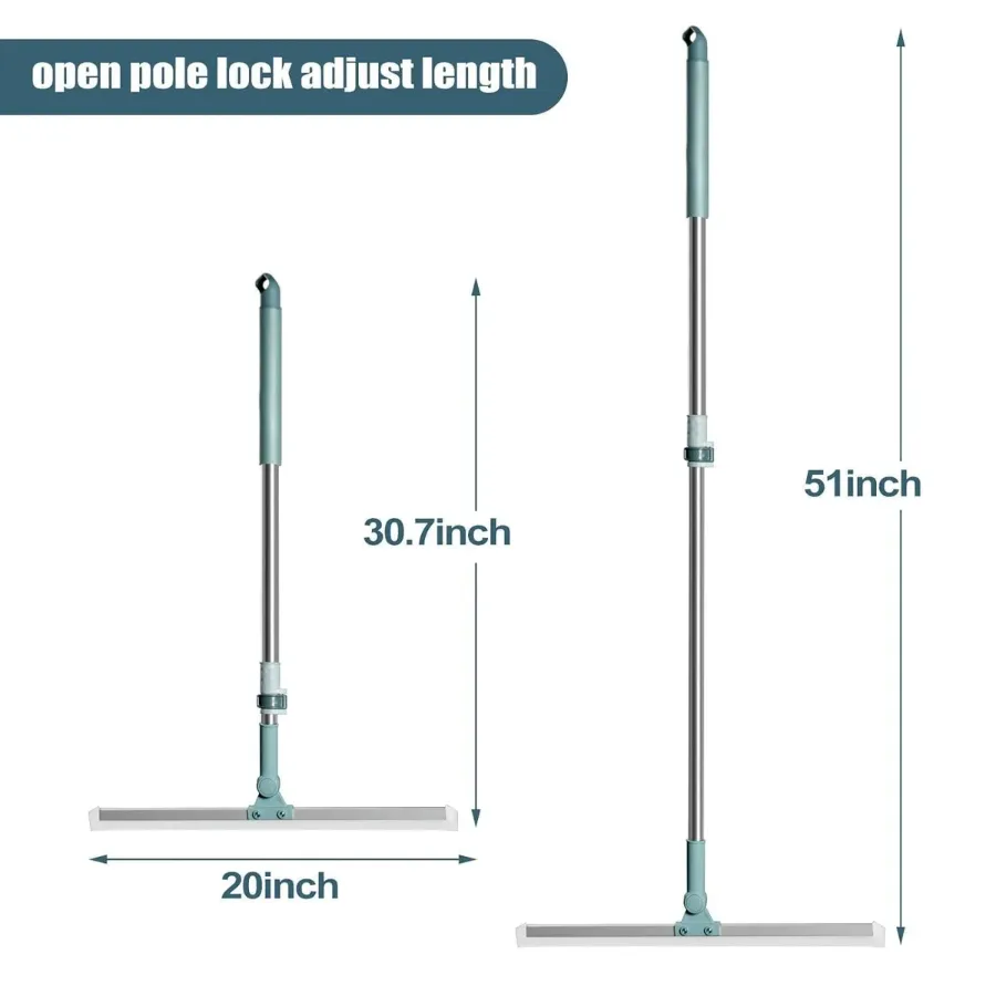 Silicon Floor Wiper With Stainless Steel Extendable Handle — photo 7