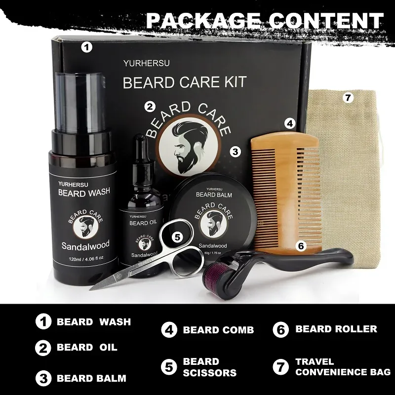 Beard Care Kit for Men Grooming 7 Piece β photo 6