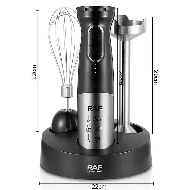 RAF 200W 4 IN 1 Rechargeable Cordless Blending Set β photo 5
