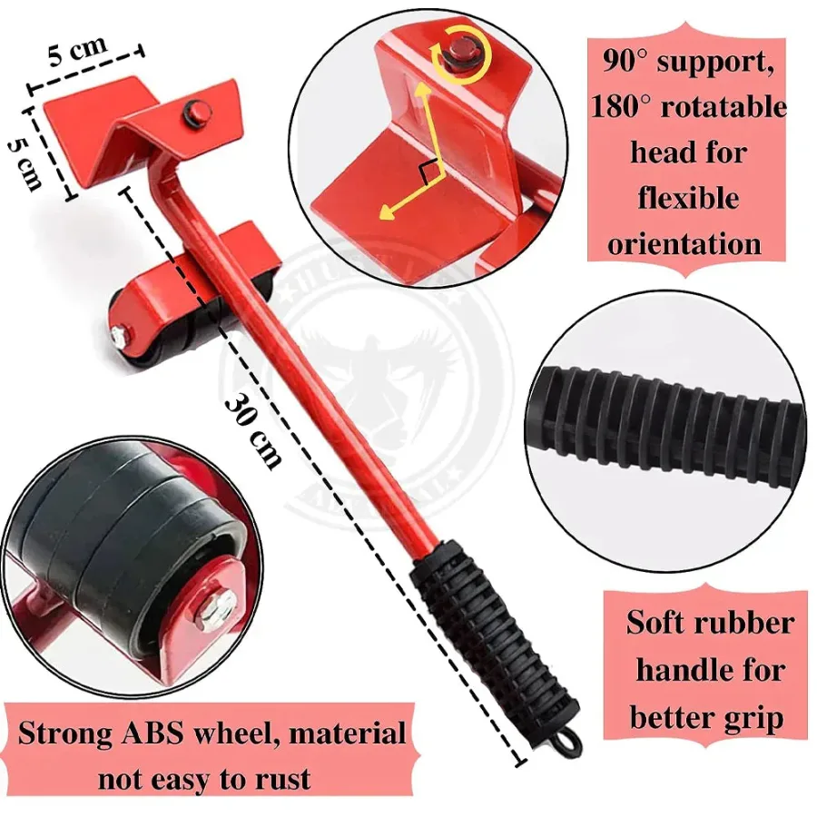 Easy Lifter Tool Moving Helpers System With 4 Wheel Sliders — photo 4