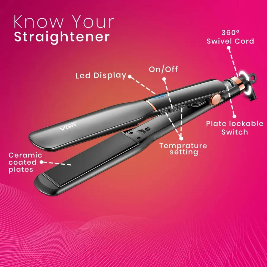 VGR V519 Professional Hair Straightener — photo 7