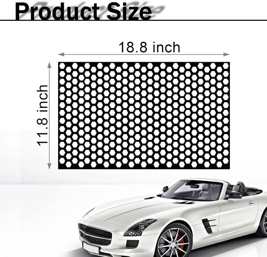 Universal Car Rear Tail Light Lamp Stickers Honeycomb β photo 6