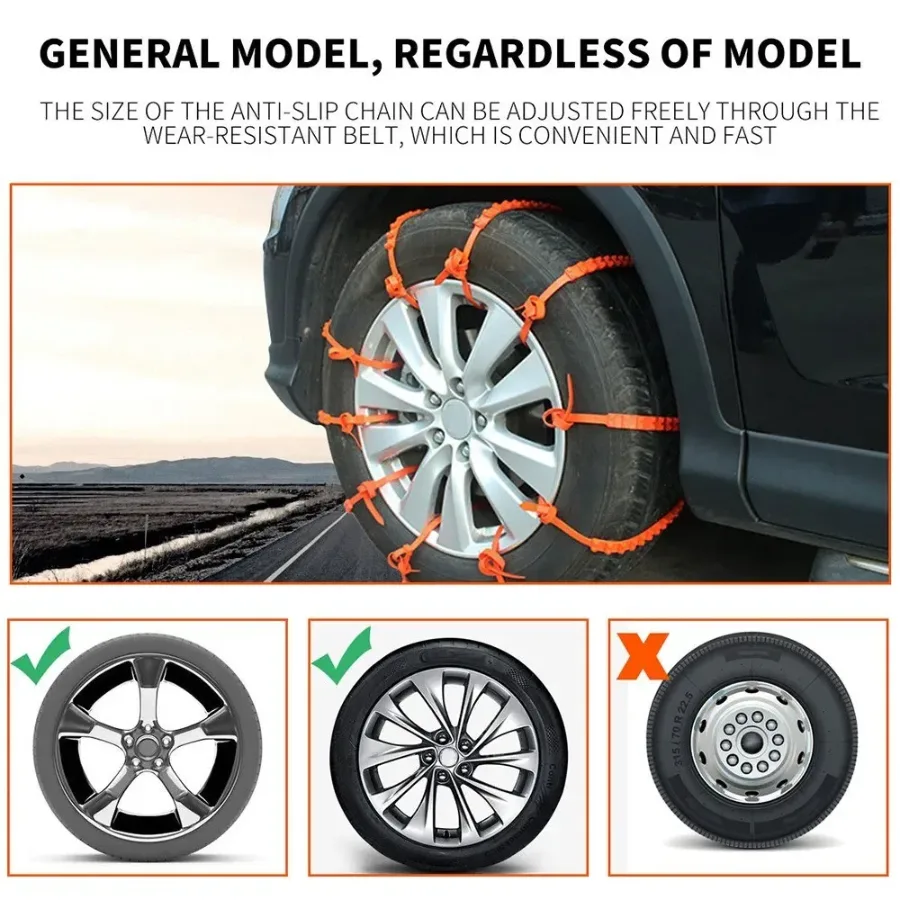 10 Pieces Car Tire Anti-Slip For Snow Ice Mud — photo 7