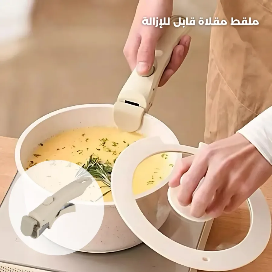 Detachable and Removable Handle for Cookware,Universal Pot Handle