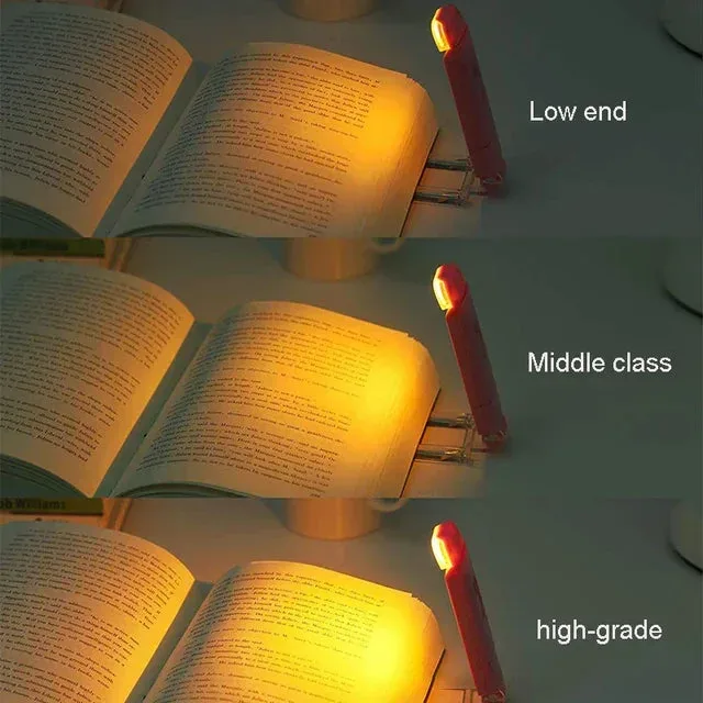 USB Rechargeable Book Light With 3 Levels & Colors — photo 2