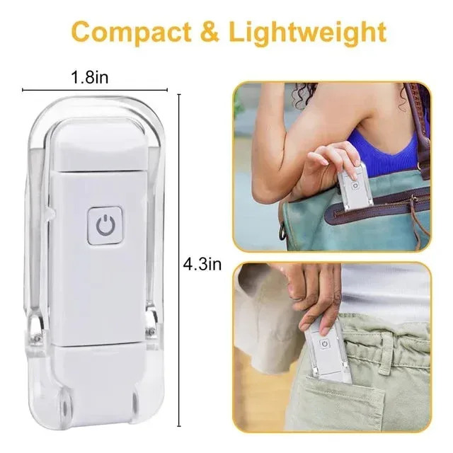 USB Rechargeable Book Light With 3 Levels & Colors — photo 5