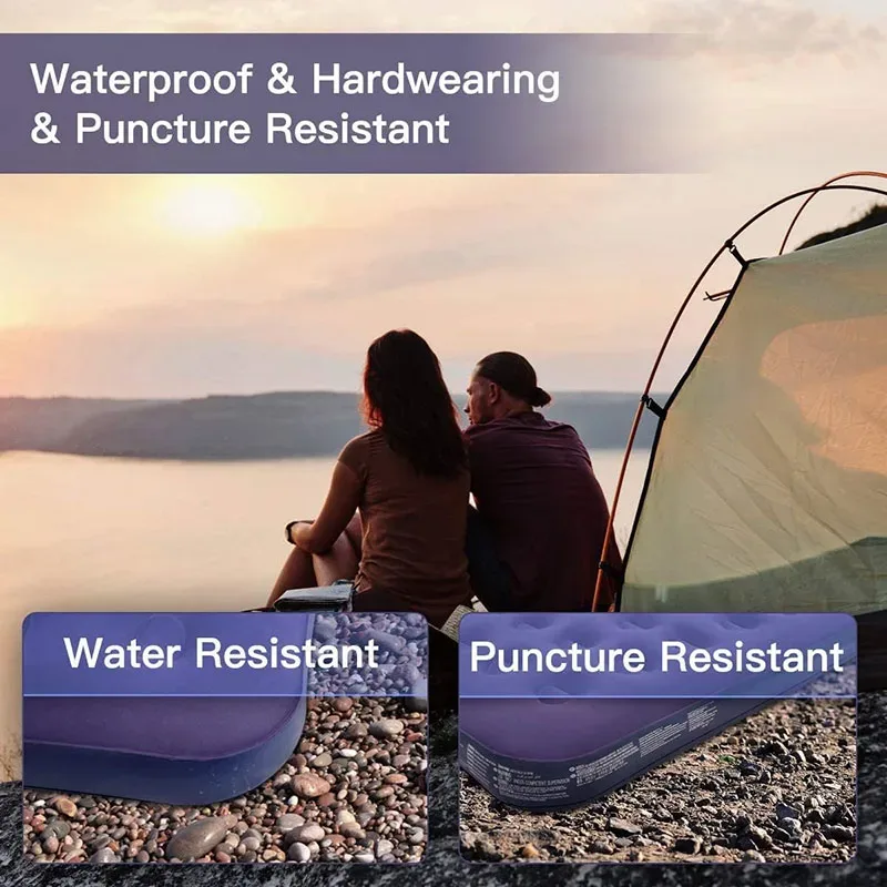 Single Camping Air Mattress PVC Inflatable Bed β photo 5