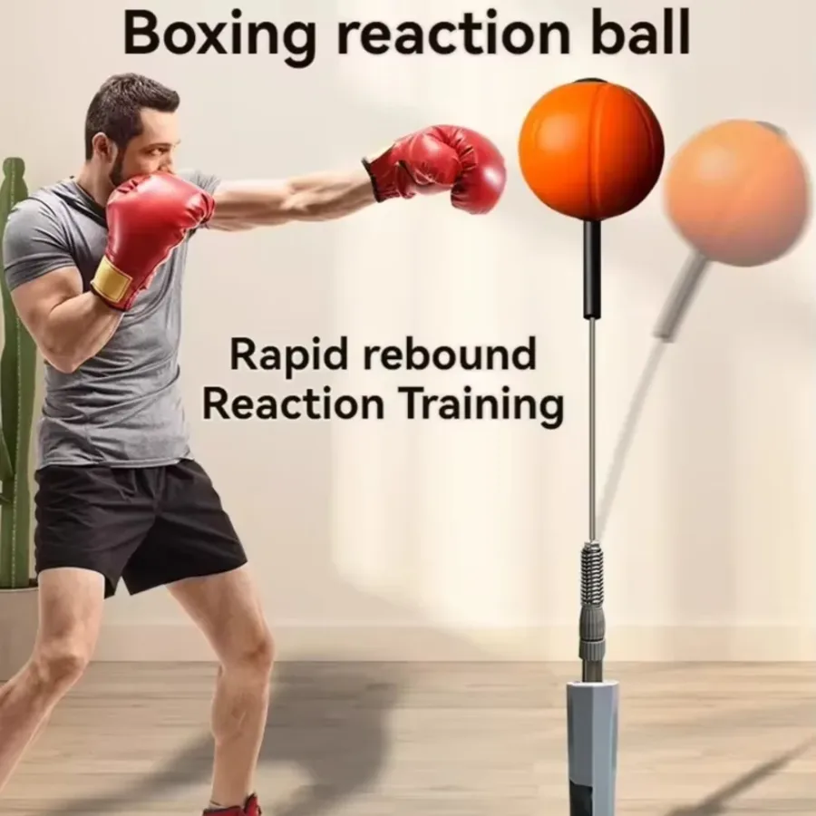 Vertical Boxing Speed Ball Reflex Ball Punching Bag Training — photo 2