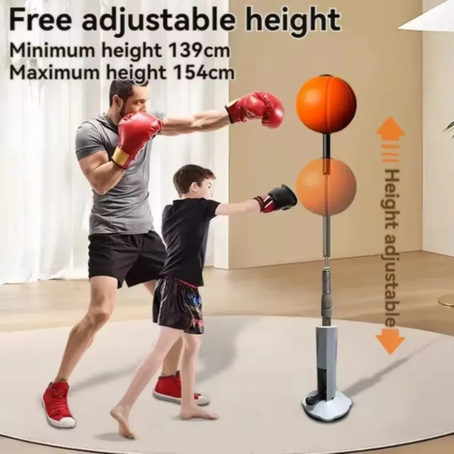 Vertical Boxing Speed Ball Reflex Ball Punching Bag Training — photo 5