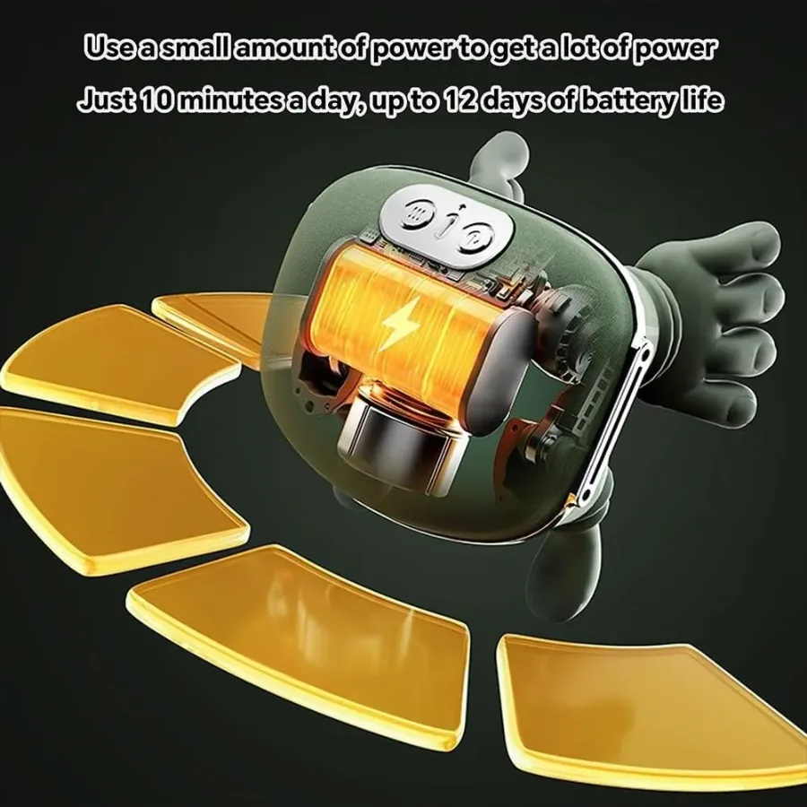 Rechargeable Neck and Back Massager with Heat, 3D Bionic Hand Design Massage — photo 7