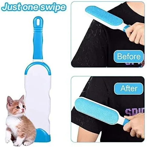 Pet Hair Remover Brush for Dogs and Cats with Efficient Double-Sided Self Cleaning Base, Animal Hair Removal Tool — photo 6