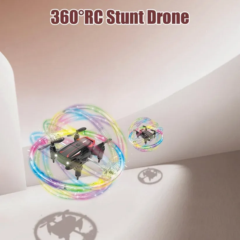Cool Led Drone 360Degree Roll Colorful Luminous Ball Stunt Tumbling Quadcopter Toy BK8 — photo 4