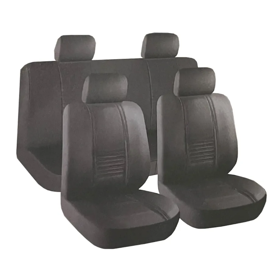 CAR SEAT COVER FRONT + REAR SEATS SYNTHETIC LEATHER PREMIUM CAR