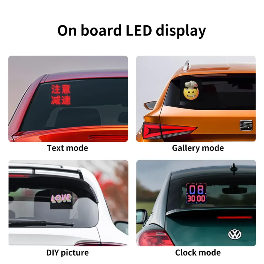 Car LED Smart Screen APP Control Full Color LED Screen Panel β photo 2