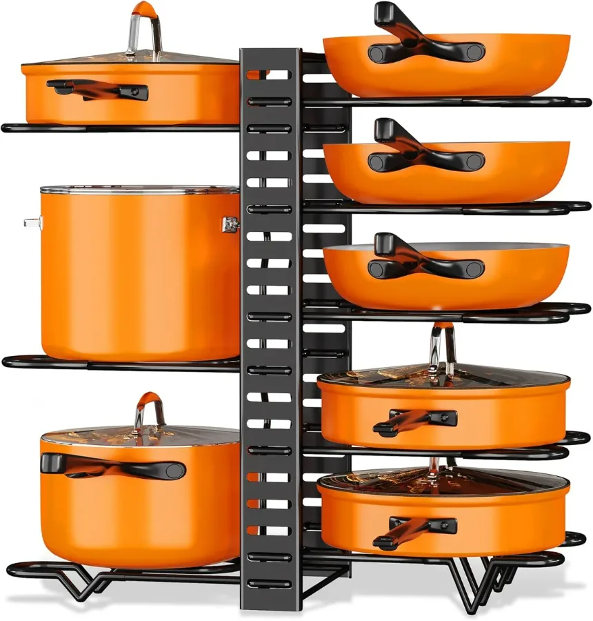 Pots and Pans Organizer Rack for Kitchen Storage Larger — photo 3