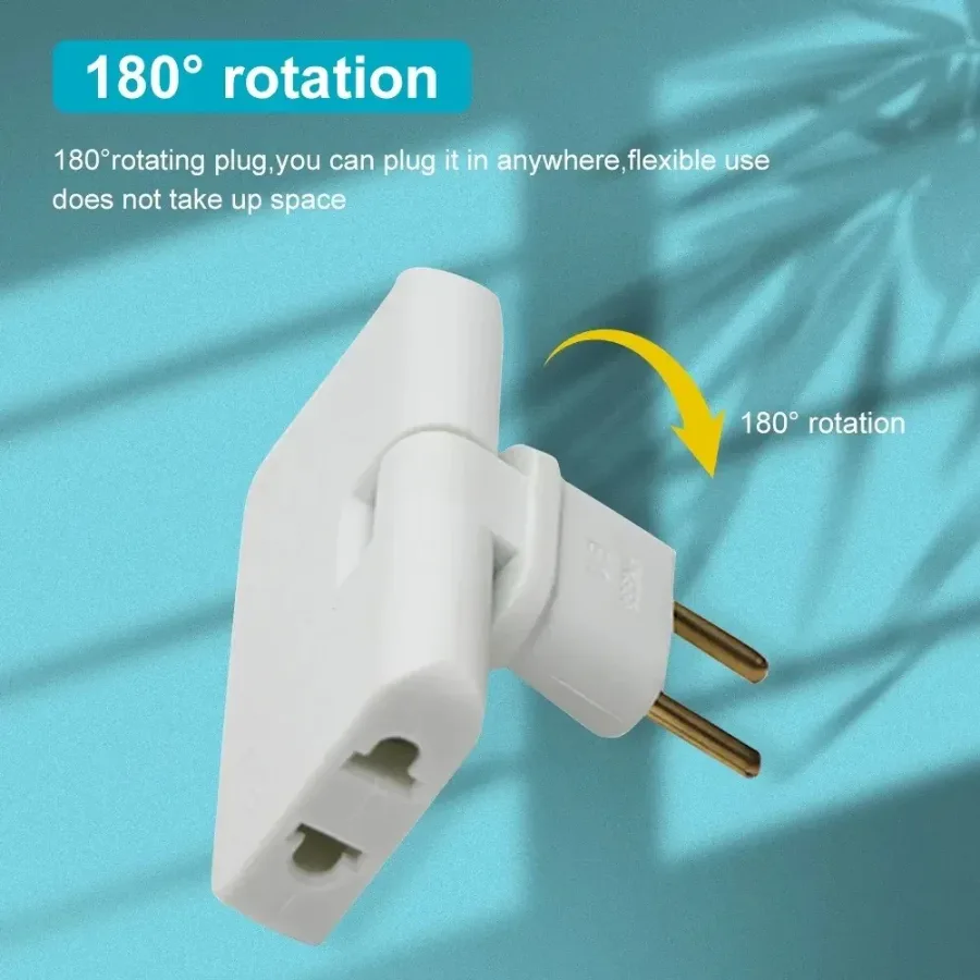 Rotating Flat Wall Socket — photo 3